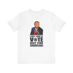 I Bet You'll Vote Next Time Snowflake (Donald Trump) - Men's T-Shirt