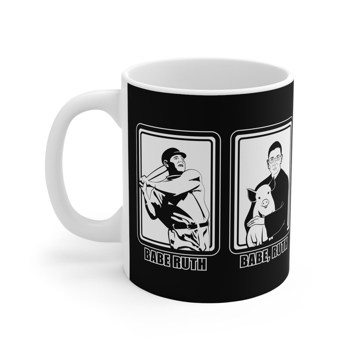 Babe Ruth Babe Ruth (Ruth Bader Ginsberg) - Mug – T-Shirt Hell Canada