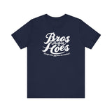 Bros Before Hoes (Except When Real Hoes Are Involved) - Men's T-Shirt