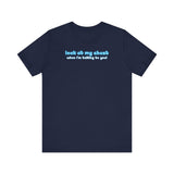 Look At My Chest When You're Talking To Me - Men's T-Shirt