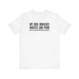 My Idea Involves Midgets And Porn (Will Give More Information Upon Request) - Men's T-Shirt