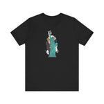 Trump Biden Statue Of Liberty - Menage A Trois - Men's T-Shirt