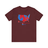 Democrats (Blue States) - Racist Conspiracy Theorists (Red States) - Men's T-Shirt