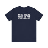 My Idea Involves Midgets And Porn (Will Give More Information Upon Request) - Men's T-Shirt