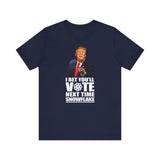 I Bet You'll Vote Next Time Snowflake (Donald Trump) - Men's T-Shirt