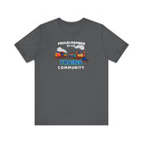 Proud Member Of The Trains Community - Men's T-Shirt