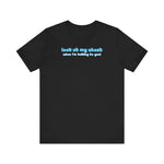Look At My Chest When You're Talking To Me - Men's T-Shirt