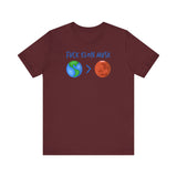 Fuck Elon Musk - Earth > Mars  - Men's T-Shirt