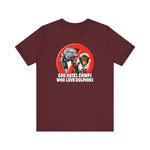 God Hates Chimps Who Love Dolphins - Men's T-Shirt