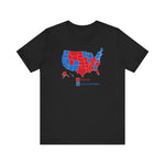 Democrats (Blue States) - Racist Conspiracy Theorists (Red States) - Men's T-Shirt