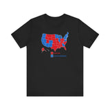 Democrats (Blue States) - Racist Conspiracy Theorists (Red States) - Men's T-Shirt