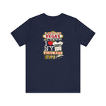 I Went To Vegas And All I Got Was This Lousy I (Heart) Ny Shirt Because I'm With Stupid - Men's T-Shirt