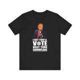 I Bet You'll Vote Next Time Snowflake (Donald Trump) - Men's T-Shirt