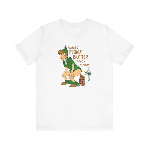 Where Peanut Butter Comes From - Men's T-Shirt
