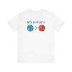 Fuck Elon Musk - Earth > Mars  - Men's T-Shirt