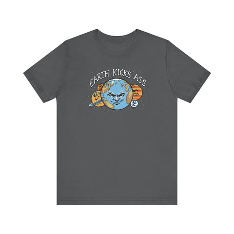 Earth Kicks Ass - Men's T-Shirt