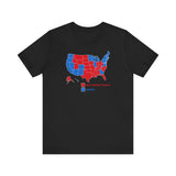 Democrats (Blue States) - Racist Conspiracy Theorists (Red States) - Men's T-Shirt