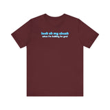 Look At My Chest When You're Talking To Me - Men's T-Shirt