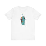 Trump Biden Statue Of Liberty - Menage A Trois - Men's T-Shirt
