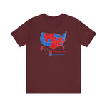 Elitist Election Riggers  (Blue States) - Racist Conspiracy Theorists (Red States) - Men's T-Shirt
