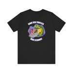 Save Sea Turtles. Ban Straws - Men's T-Shirt