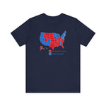 Elitist Election Riggers  (Blue States) - Racist Conspiracy Theorists (Red States) - Men's T-Shirt
