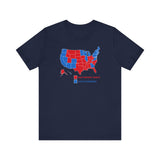 Elitist Election Riggers  (Blue States) - Racist Conspiracy Theorists (Red States) - Men's T-Shirt