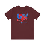 Democrats (Blue States) - Racist Conspiracy Theorists (Red States) - Men's T-Shirt