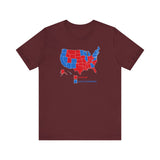 Democrats (Blue States) - Racist Conspiracy Theorists (Red States) - Men's T-Shirt
