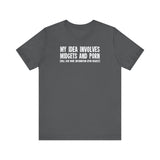 My Idea Involves Midgets And Porn (Will Give More Information Upon Request) - Men's T-Shirt