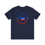 If It Looks Like An Ass And Acts Like An Ass (Democratic Donkey Logo) - Men's T-Shirt