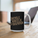 Unicycle Wheelie Champion - Mug
