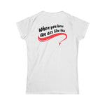 Who Needs Big Tits When You Have An Ass Like This? - Ladies Tee