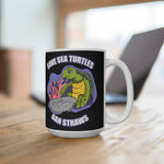 Save Sea Turtles. Ban Straws - Mug