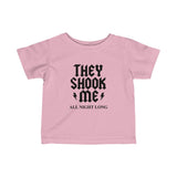 They Shook Me All Night Long - Baby Tee